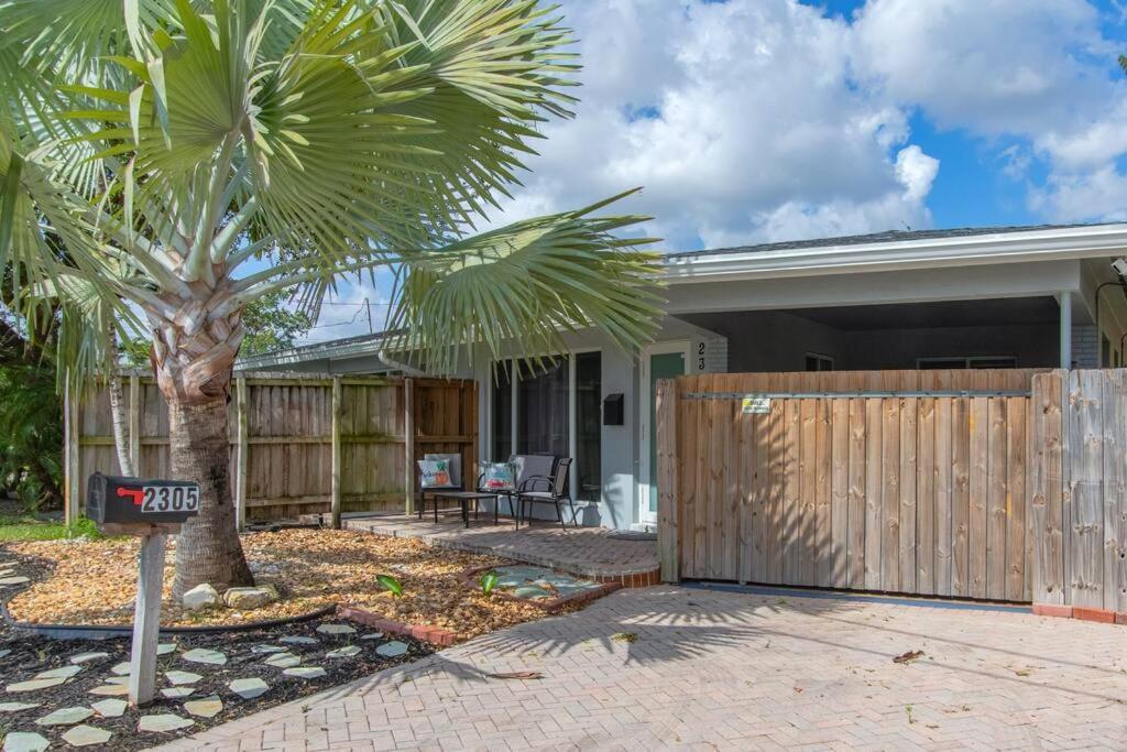 Chic Duplex Steps From Lively Wilton Drive Villa Fort Lauderdale Exterior foto